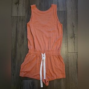 Aritzia - Wilfred Free - Izabel Sleeveless Romper - Coral - Size Small